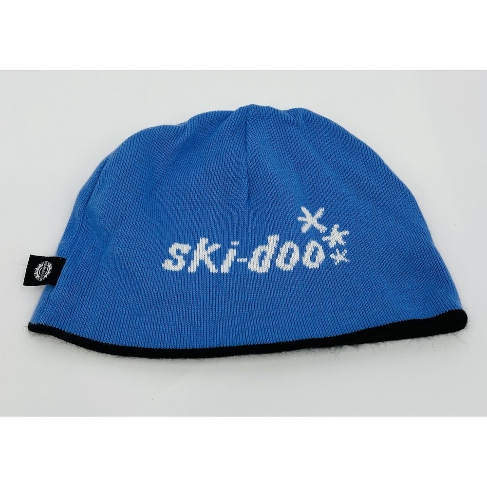 Ski-Doo Bombardier Reversible Knit Hat Beanie Snowmobile Winter